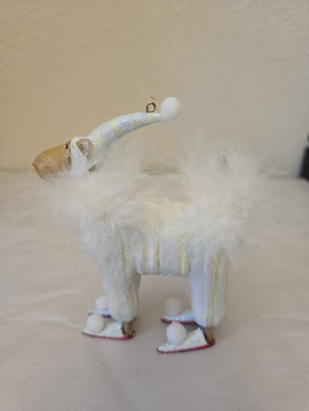 Vintage Dept 56 Airdale The Dog In PJ's & Slippers Patience Brewster Krinkles - Picture 2 of 11